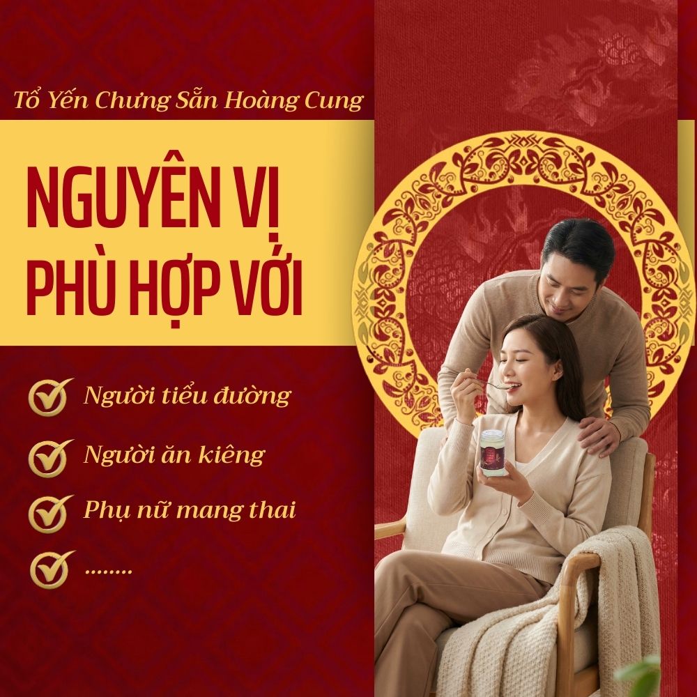 Tổ yến chưng sẵn Hoàng Cung Nguyên vị (Hộp lẻ)