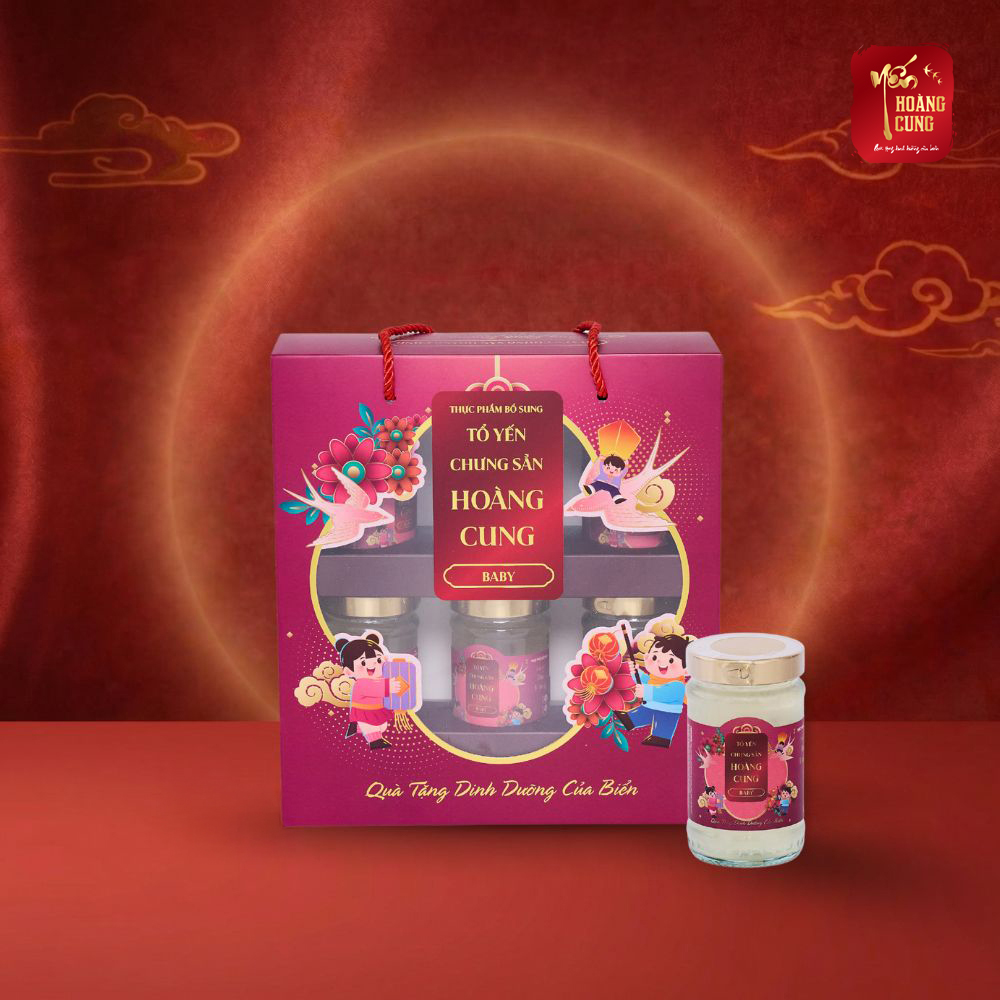 TỔ YẾN CHƯNG SẴN HOÀNG CUNG BABY (Lốc 6 hũ)