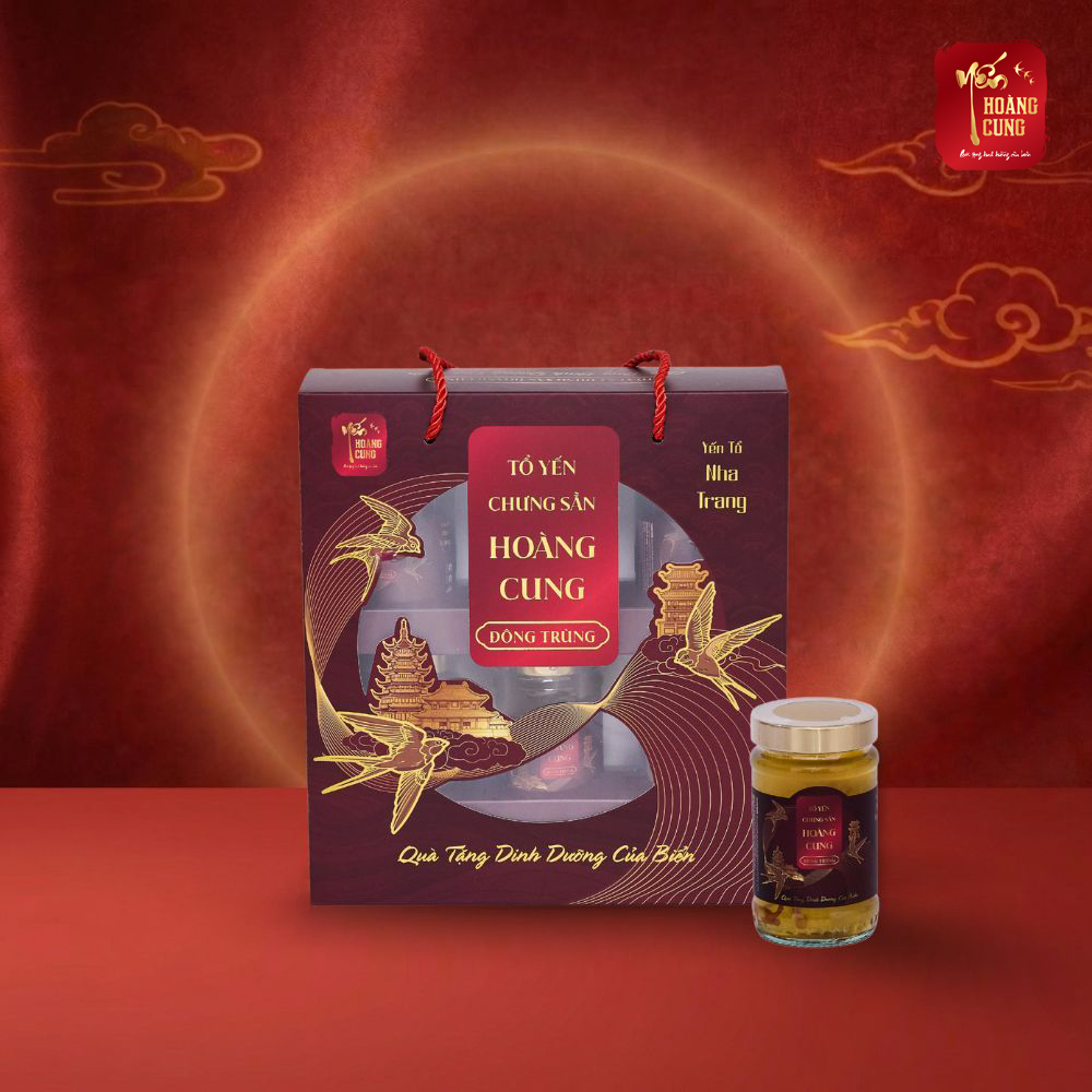 TỔ YẾN CHƯNG SẴN HOÀNG CUNG ĐÔNG TRÙNG (Lốc 6 hũ)