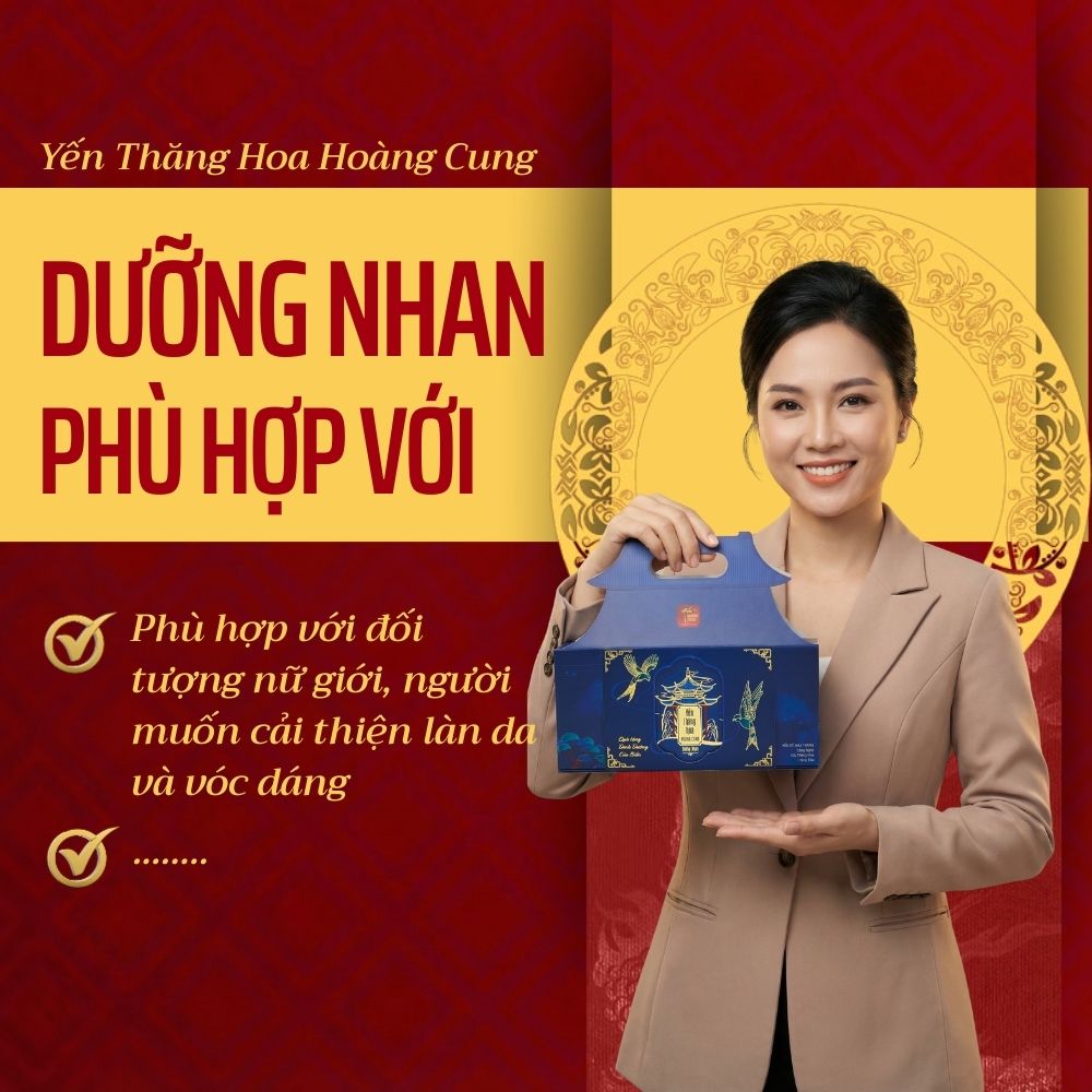 Hộp Quà Yến Thăng Hoa Hoàng Cung Dưỡng Nhan